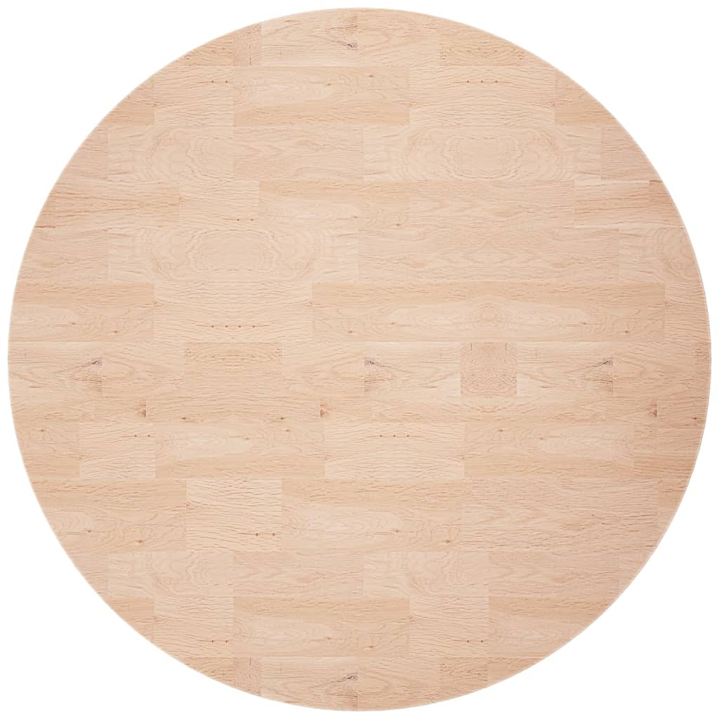 Dessus de table rond Ø60x4 cm Bois de chêne massif non traité - XIOS