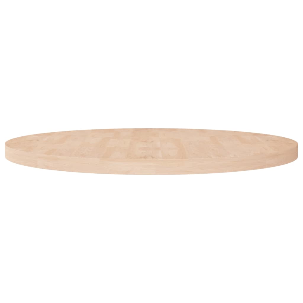 Dessus de table rond Ø90x4 cm Bois de chêne massif non traité - XIOS
