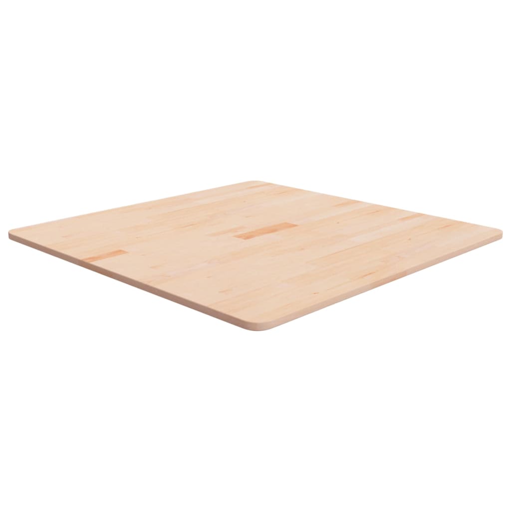 Dessus de table carré 80x80x1,5 cm Bois chêne massif non traité - XIOS