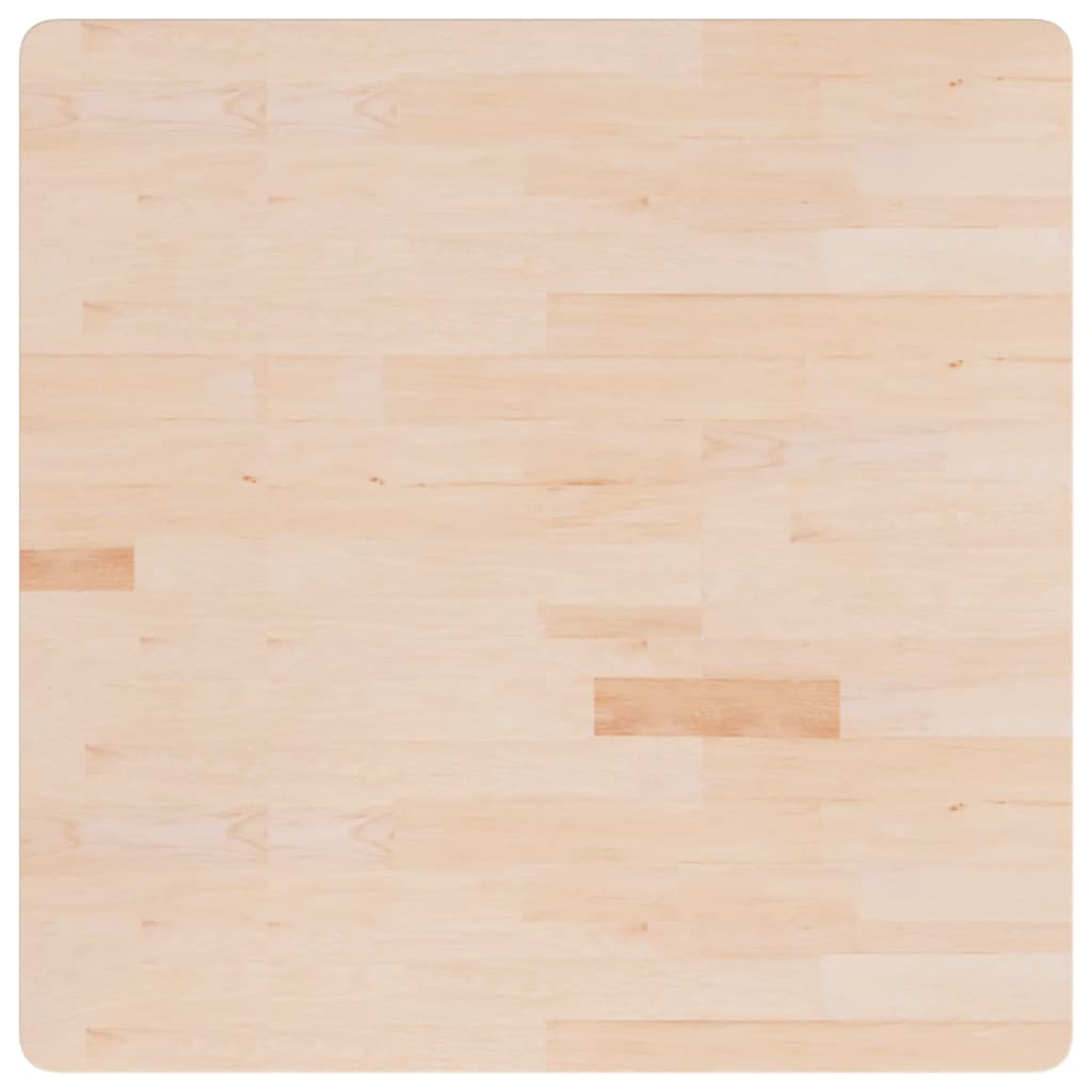 Dessus de table carré 90x90x1,5 cm Bois chêne massif non traité - XIOS