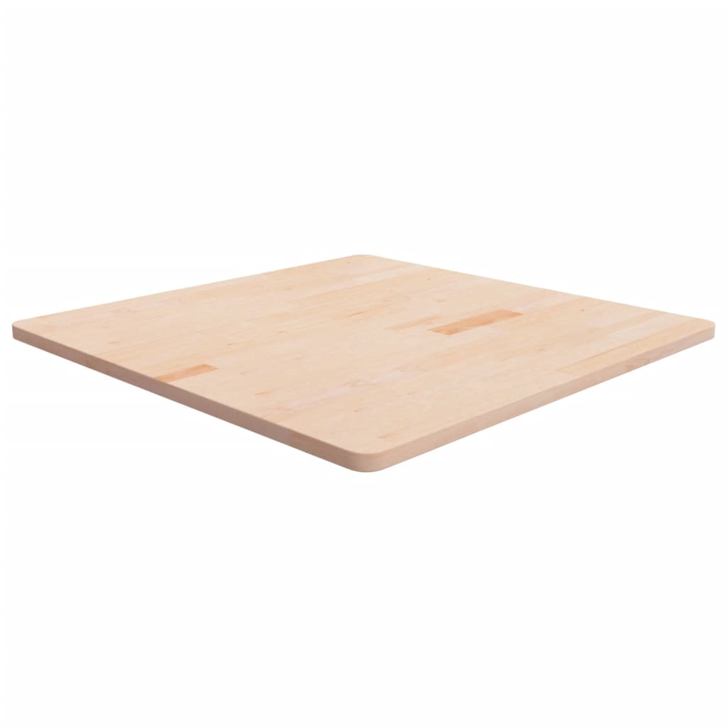 Dessus de table carré 90x90x2,5 cm Bois chêne massif non traité - XIOS
