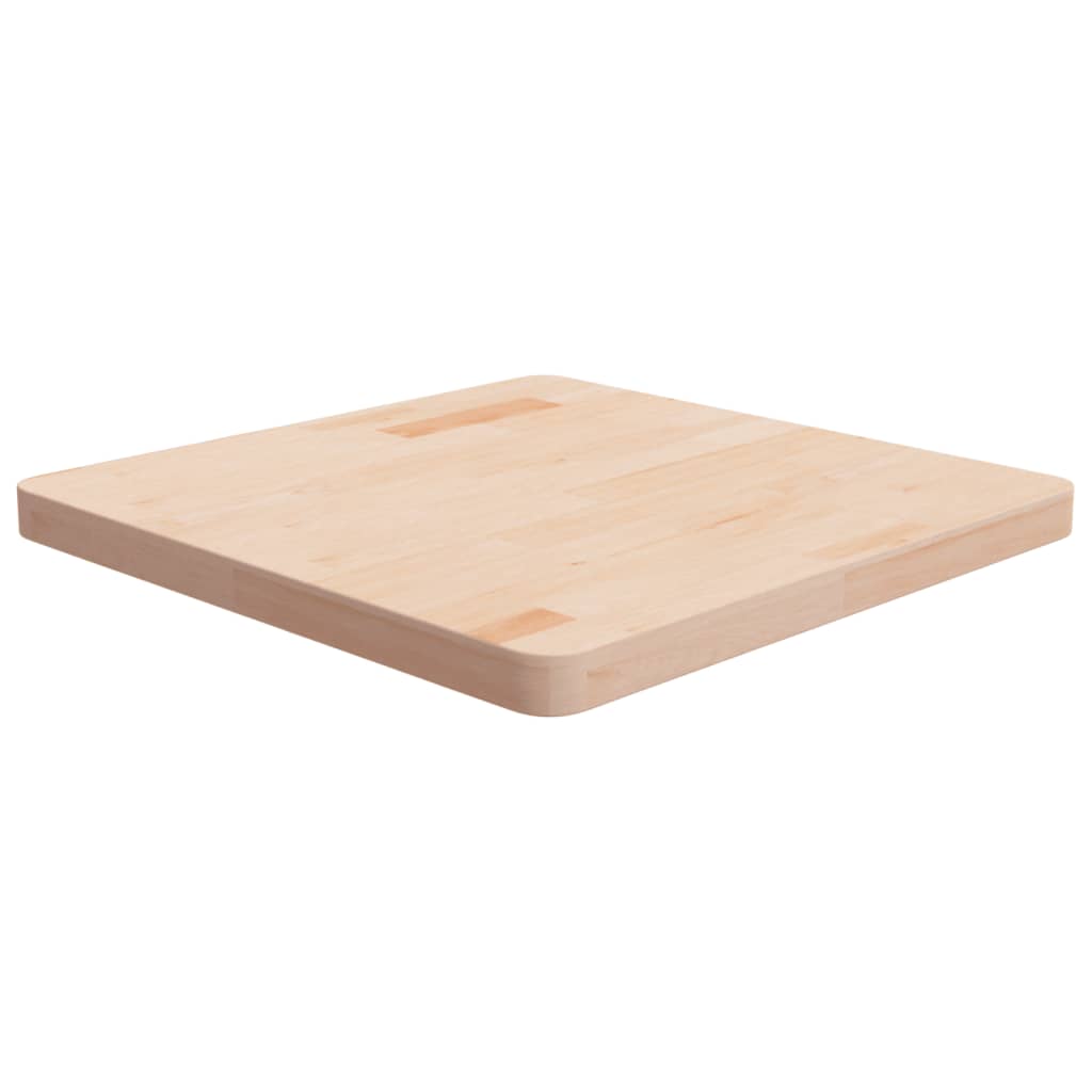 Dessus de table carré 60x60x4 cm Bois chêne massif non traité - XIOS