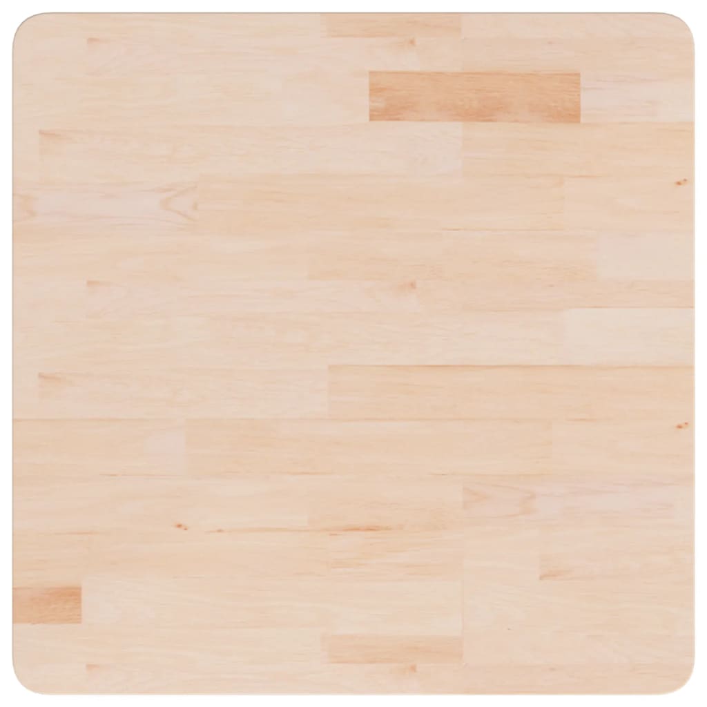 Dessus de table carré 60x60x4 cm Bois chêne massif non traité - XIOS