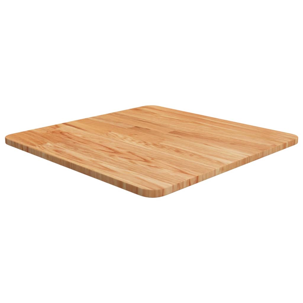 Dessus de table carré Marron clair50x50x1,5cm Bois chêne traité - XIOS