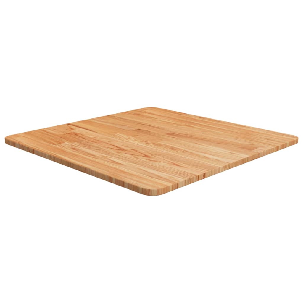 Dessus de table carré Marron clair60x60x1,5cm Bois chêne traité - XIOS