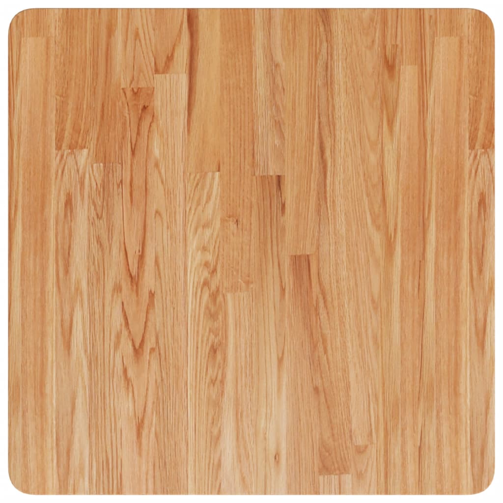 Dessus de table carré Marron clair60x60x1,5cm Bois chêne traité - XIOS