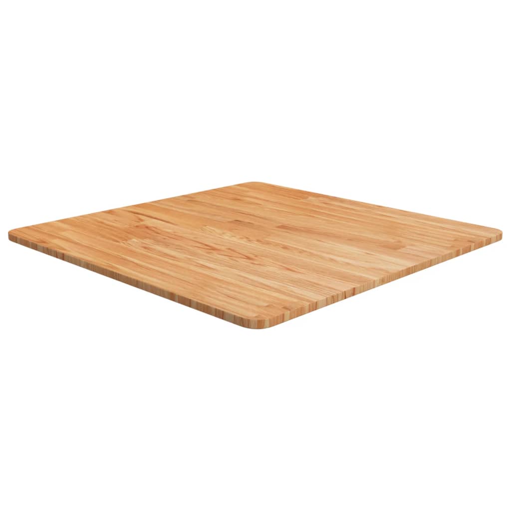 Dessus de table carré Marron clair70x70x1,5cm Bois chêne traité - XIOS