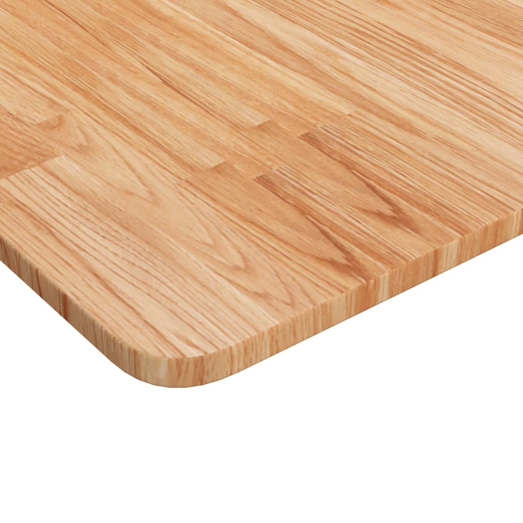 Dessus de table carré Marron clair70x70x1,5cm Bois chêne traité - XIOS