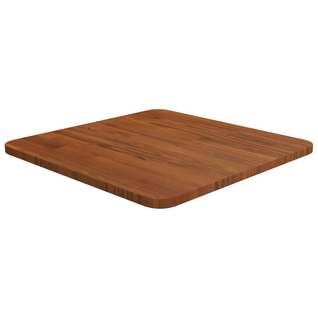 Dessus de table carré Marron foncé40x40x1,5cm Bois chêne traité - XIOS