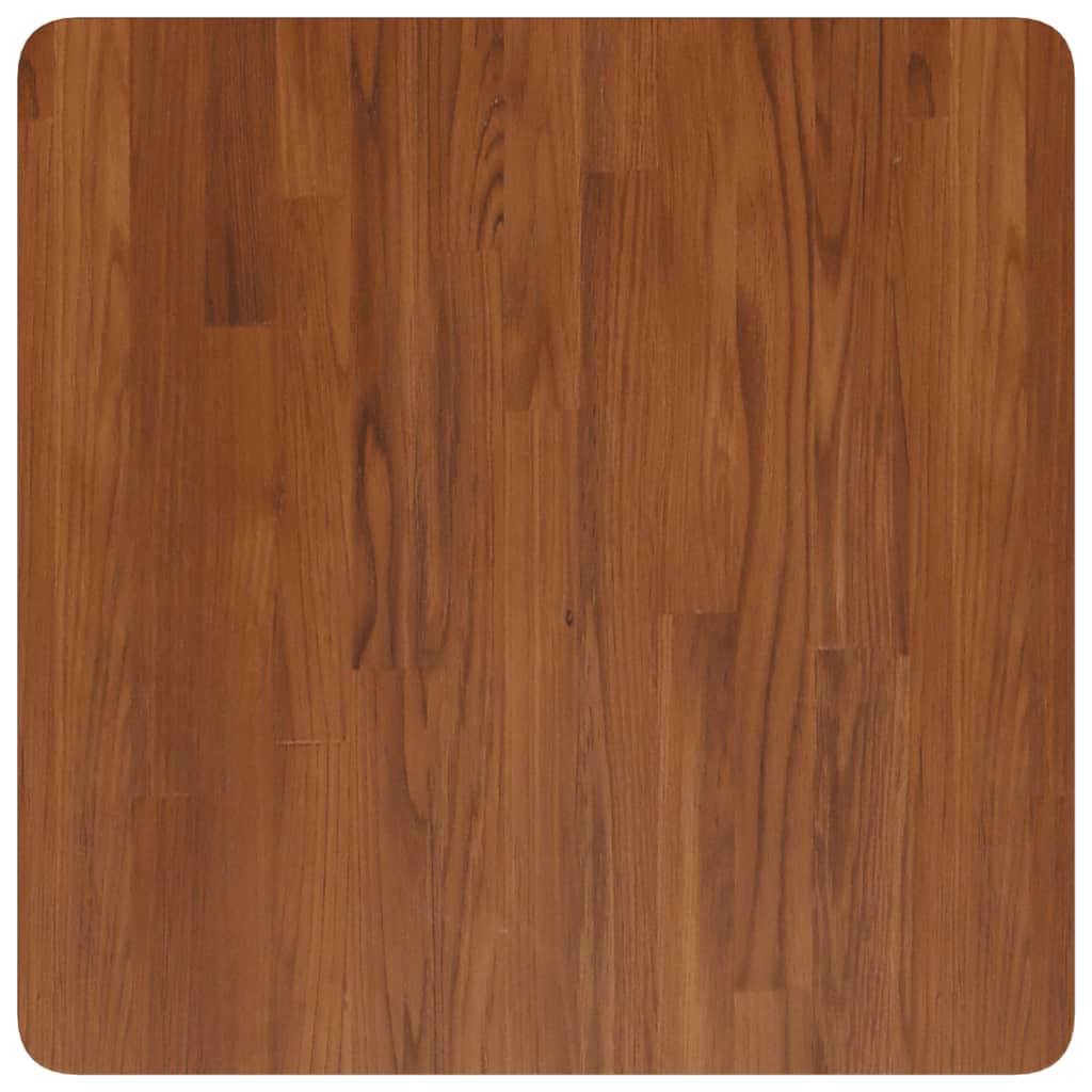 Dessus de table carré Marron foncé60x60x1,5cm Bois chêne traité - XIOS