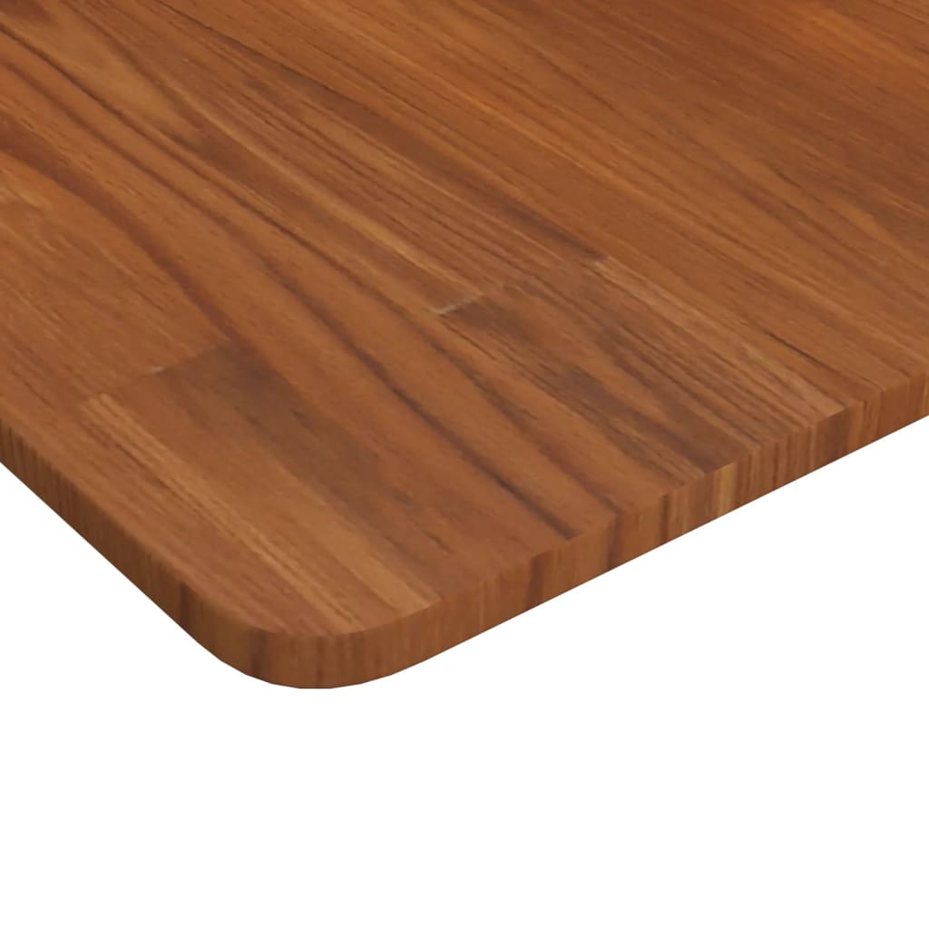 Dessus de table carré Marron foncé70x70x1,5cm Bois chêne traité - XIOS