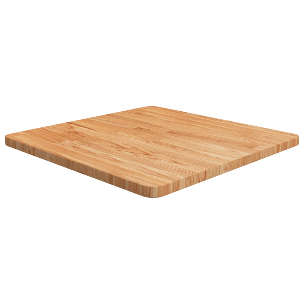 Dessus de table carré Marron clair60x60x2,5cm Bois chêne traité - XIOS
