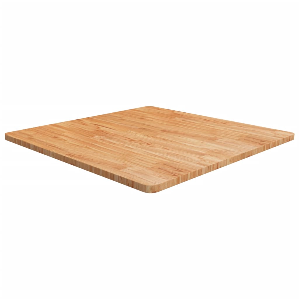 Dessus de table carré Marron clair90x90x2,5cm Bois chêne traité - XIOS