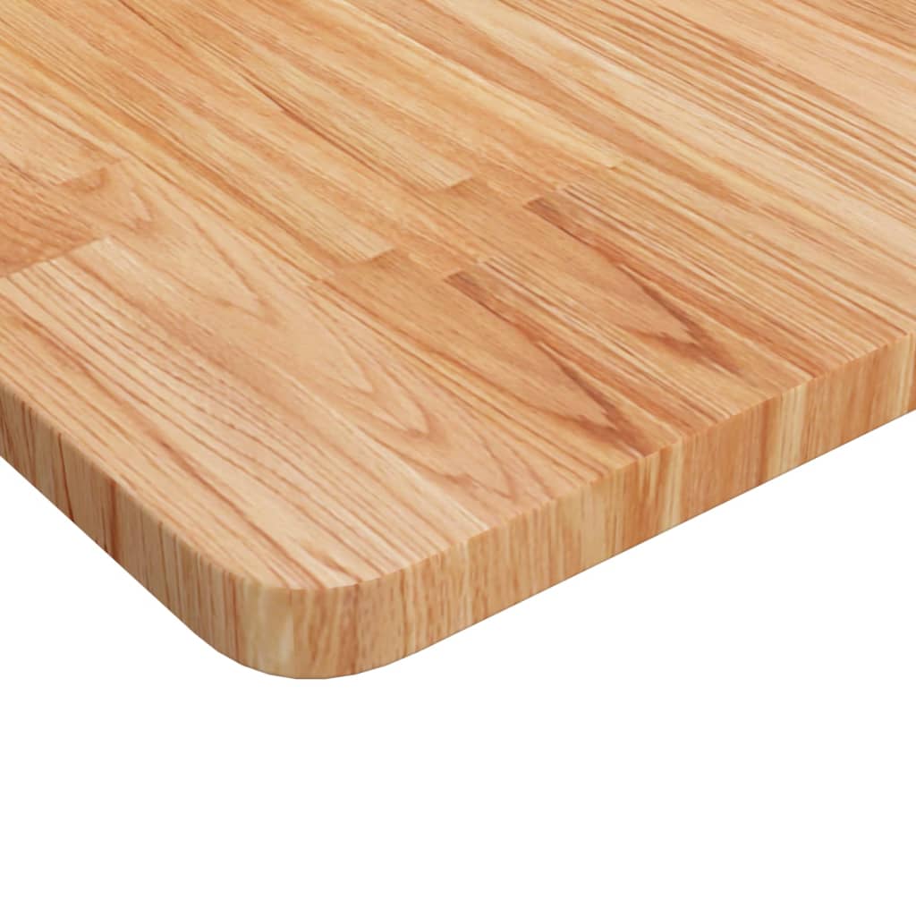 Dessus de table carré Marron clair90x90x2,5cm Bois chêne traité - XIOS