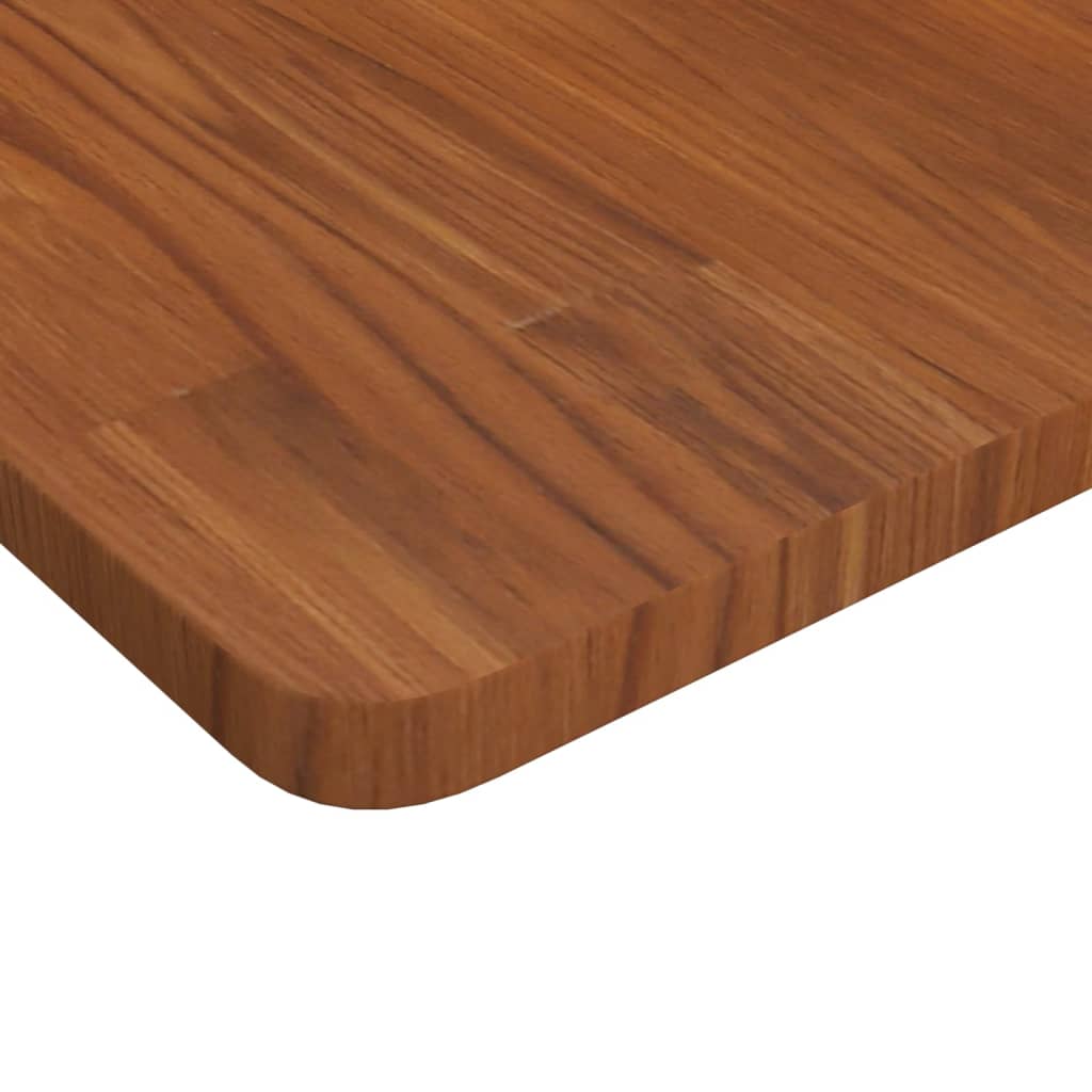Dessus de table carré Marron foncé70x70x2,5cm Bois chêne traité - XIOS