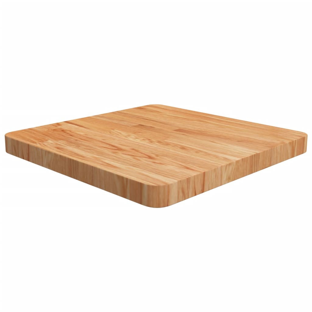 Dessus de table carré Marron clair 50x50x4 cm Bois chêne traité - XIOS