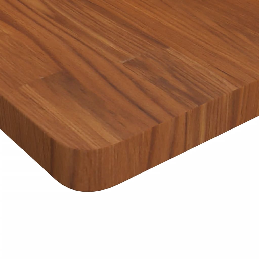Dessus de table carré Marron foncé 60x60x4cm Bois chêne traité - XIOS