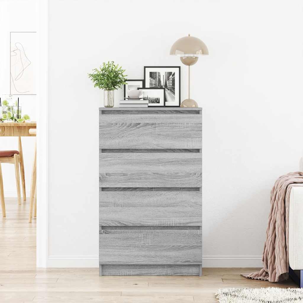 Buffet Sonoma gris 60x35x98,5 cm Bois d'ingénierie - XIOS