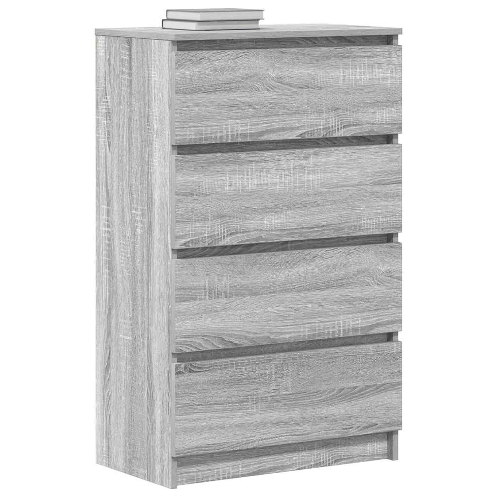 Buffet Sonoma gris 60x35x98,5 cm Bois d'ingénierie - XIOS