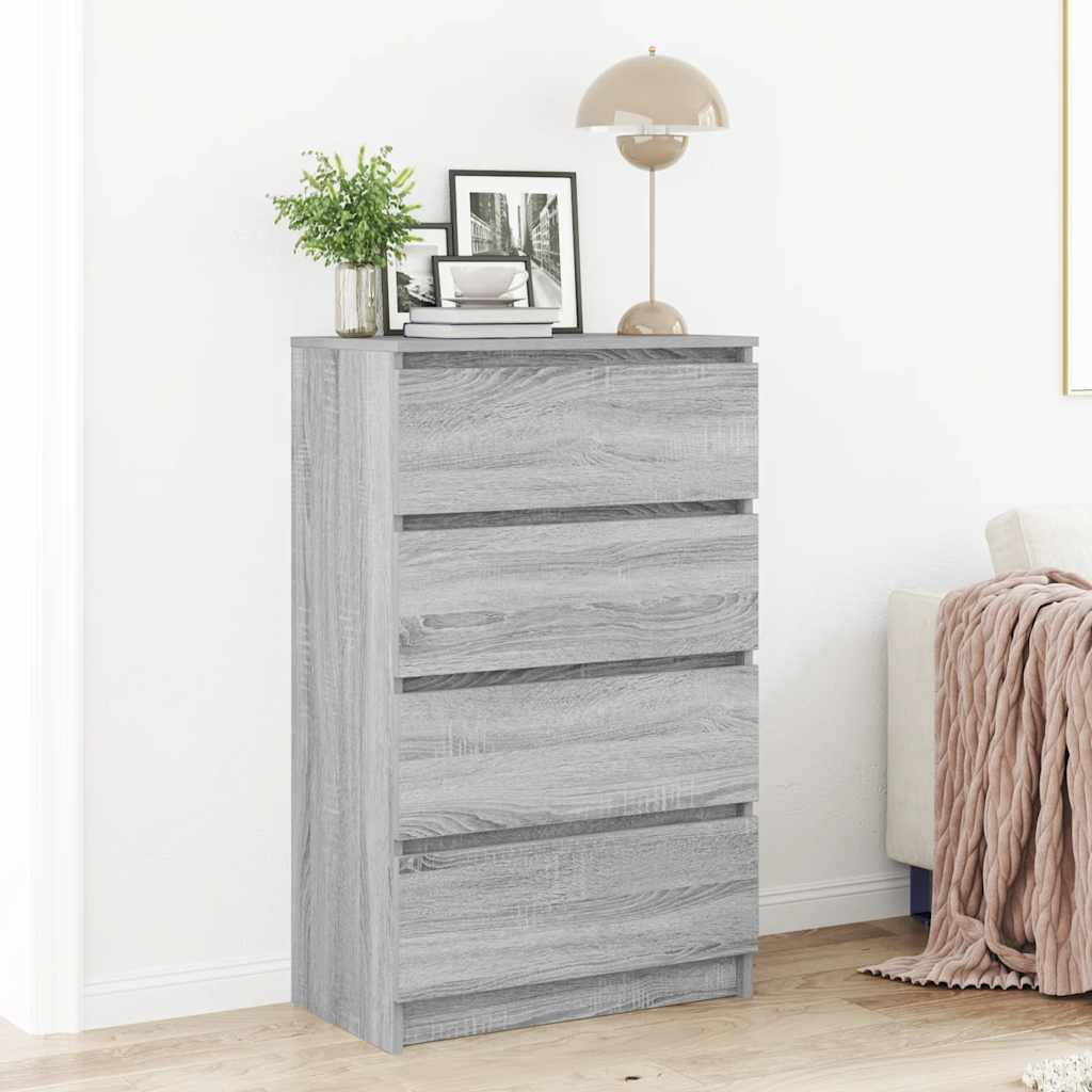 Buffet Sonoma gris 60x35x98,5 cm Bois d'ingénierie - XIOS