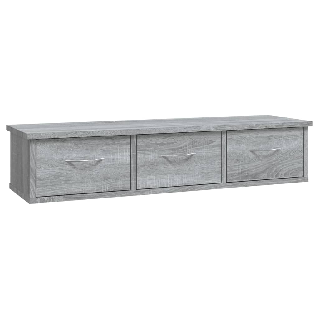 Armoire murale Sonoma gris 88x26x18,5 cm Bois d'ingénierie - XIOS