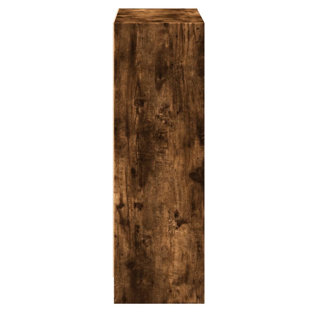 Bibliothèque Chêne fumé 60x24x76 cm Bois d'ingénierie - XIOS