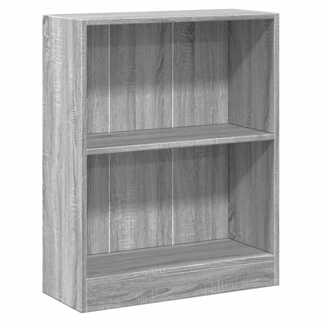 Bibliothèque Sonoma gris 60x24x76 cm Bois d'ingénierie - XIOS