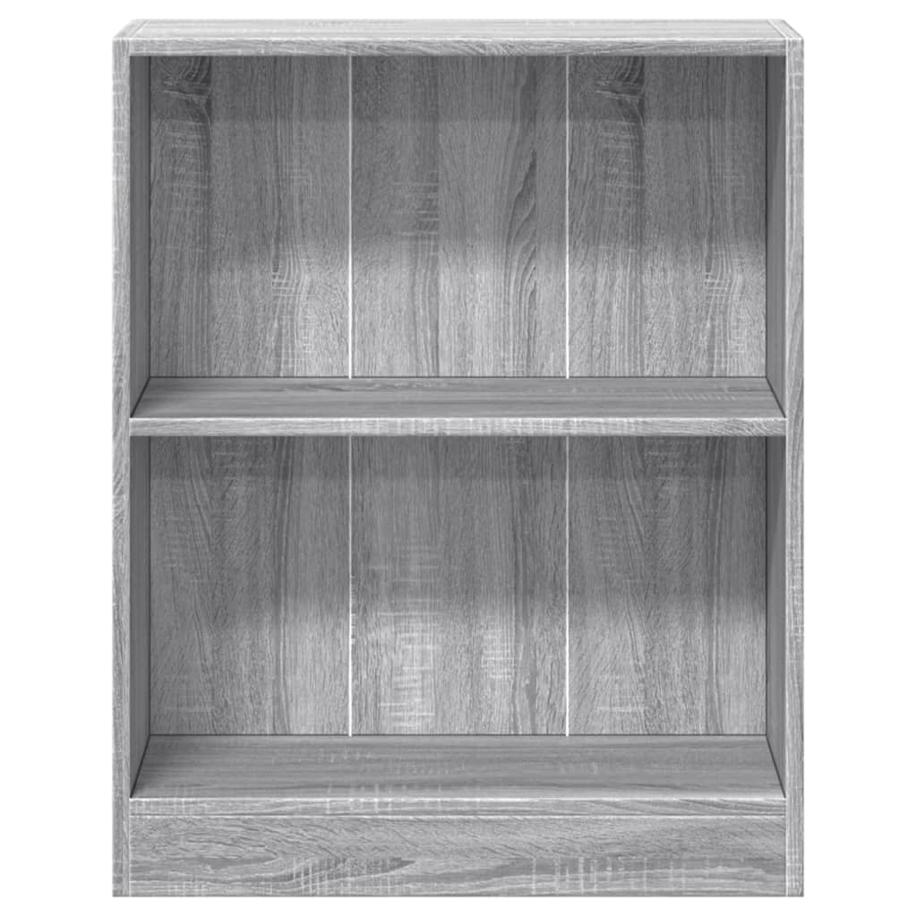Bibliothèque Sonoma gris 60x24x76 cm Bois d'ingénierie - XIOS