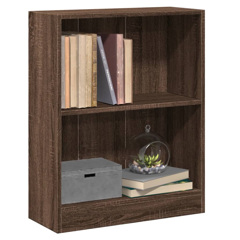 Bibliothèque Chêne marron 60x24x76 cm Bois d'ingénierie - XIOS