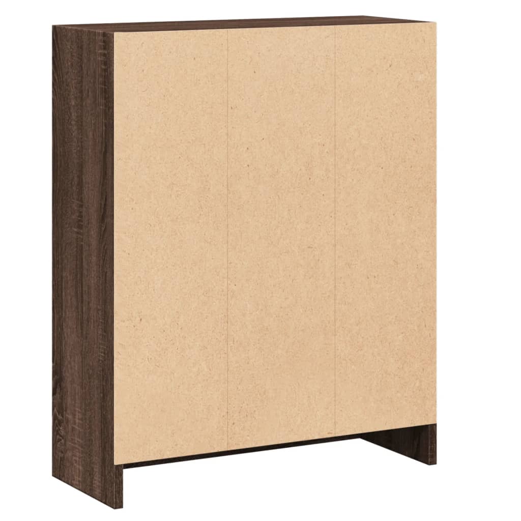 Bibliothèque Chêne marron 60x24x76 cm Bois d'ingénierie - XIOS