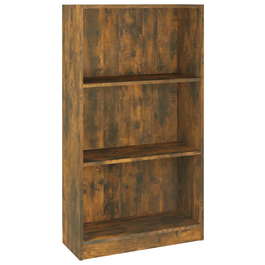 Bibliothèque Chêne fumé 60x24x109 cm Bois d'ingénierie - XIOS