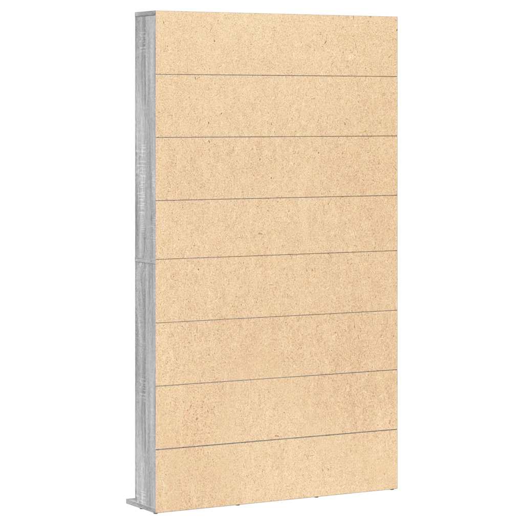 Armoire à CD Sonoma gris 102x23x177,5 cm Bois d'ingénierie - XIOS