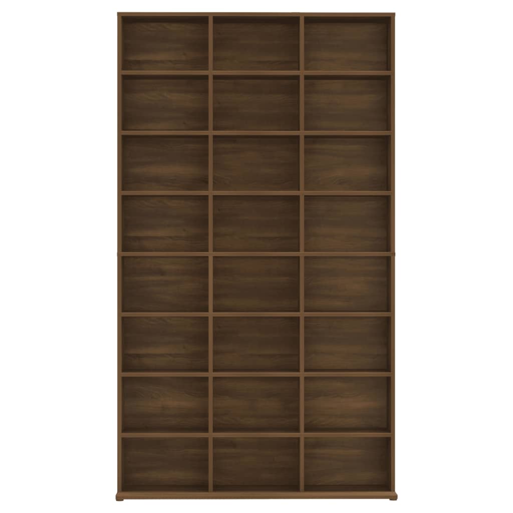 Armoire à CD Chêne marron 102x23x177,5 cm Bois d'ingénierie - XIOS