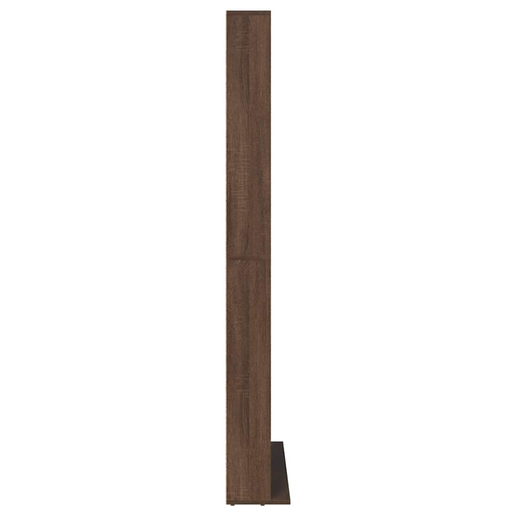 Armoire à CD Chêne marron 102x23x177,5 cm Bois d'ingénierie - XIOS
