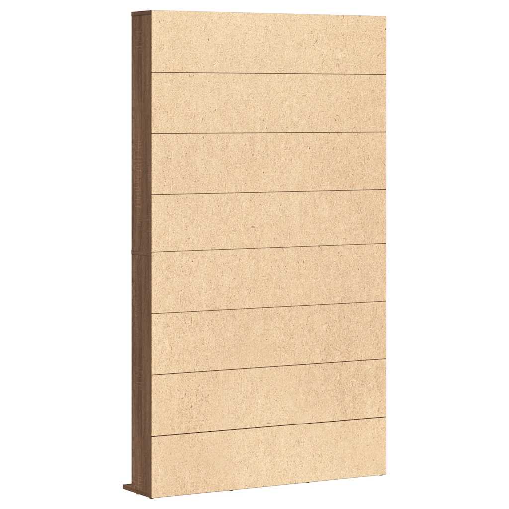 Armoire à CD Chêne marron 102x23x177,5 cm Bois d'ingénierie - XIOS