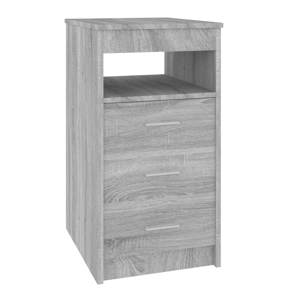Armoire à tiroirs Sonoma gris 40x50x76 cm Bois d'ingénierie - XIOS