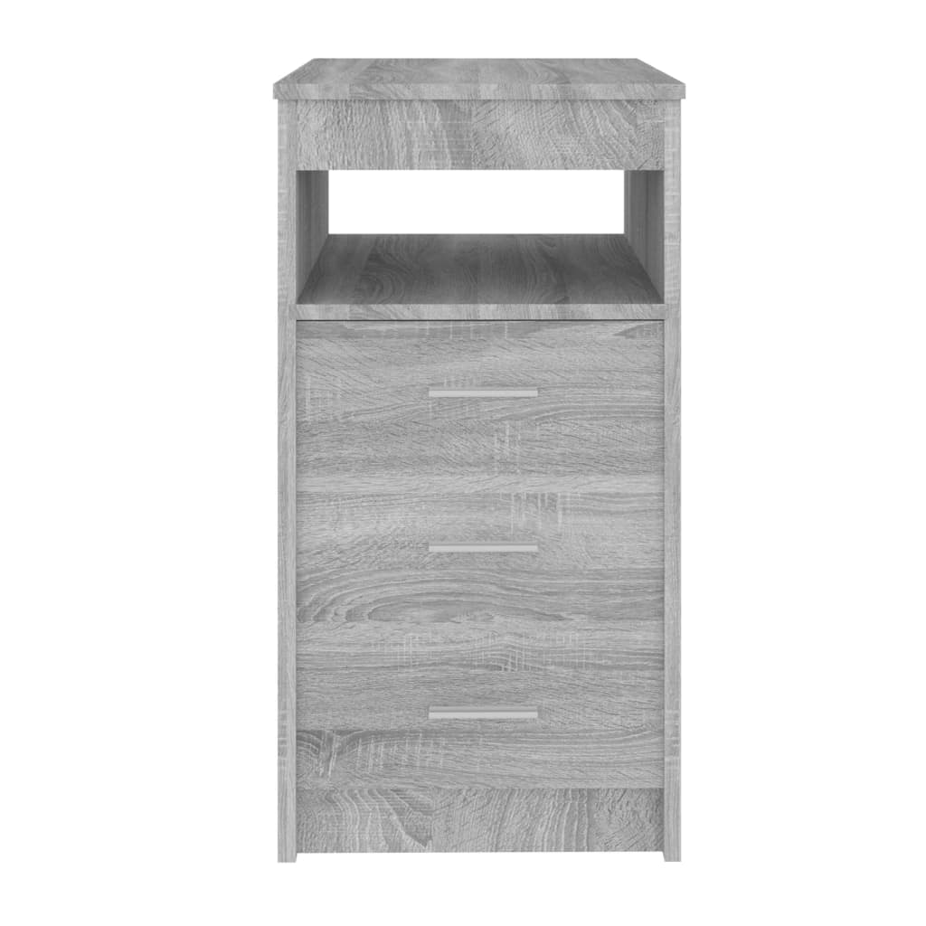 Armoire à tiroirs Sonoma gris 40x50x76 cm Bois d'ingénierie - XIOS