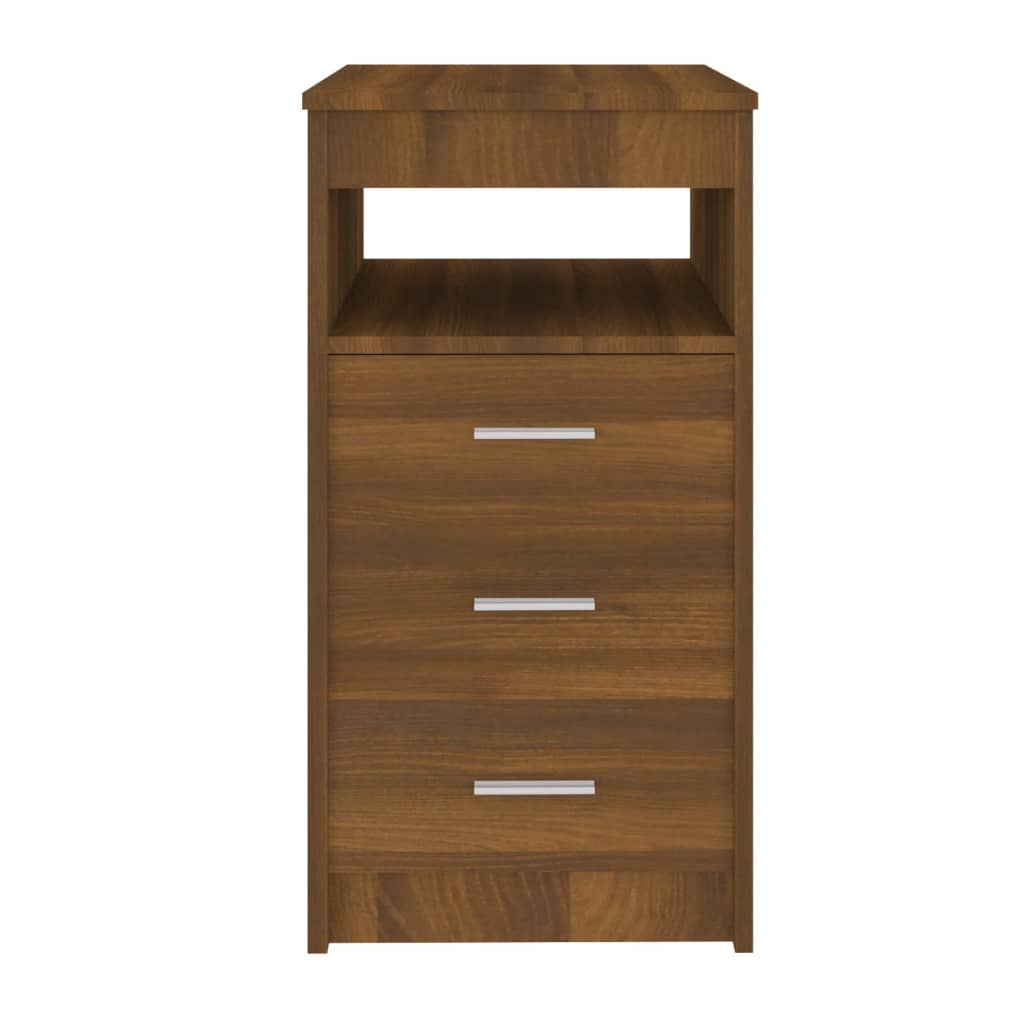 Armoire à tiroirs Chêne marron 40x50x76 cm Bois d'ingénierie - XIOS