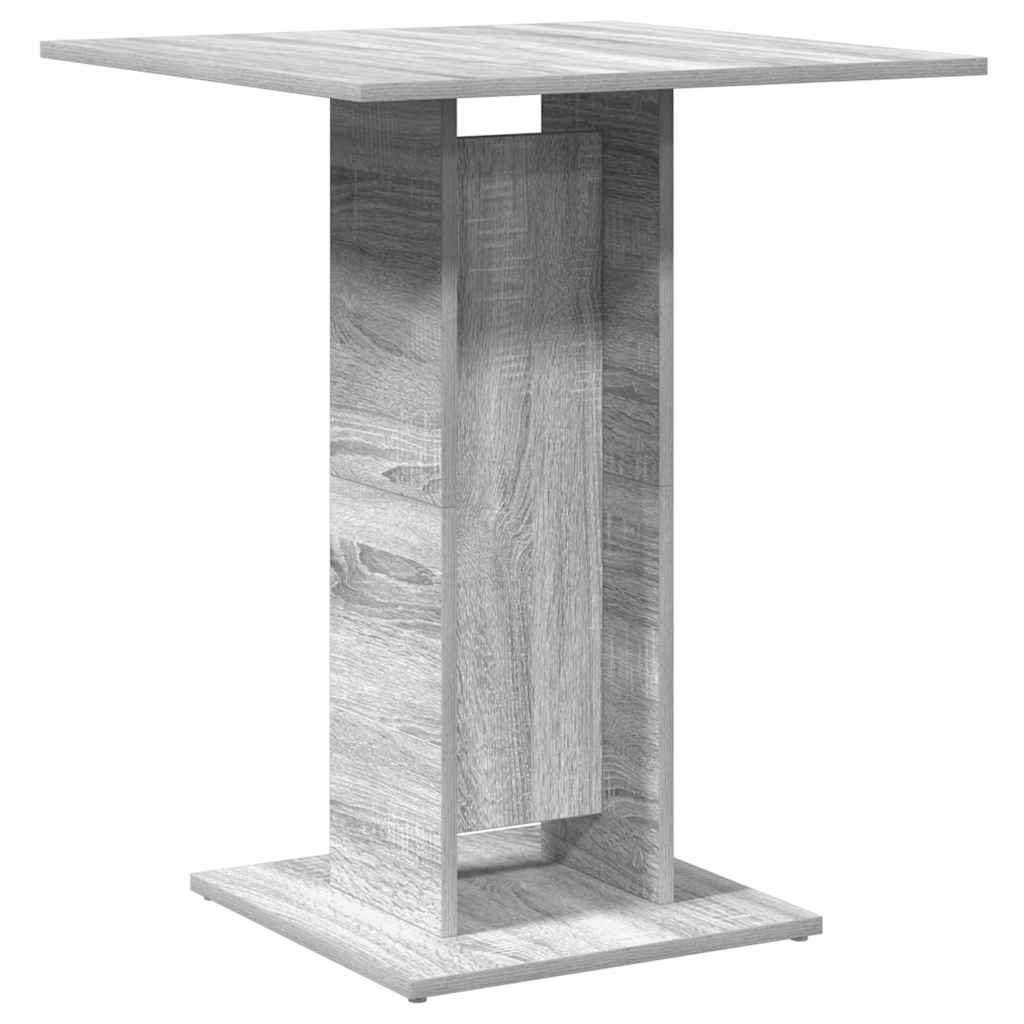 Table de bistro Sonoma gris 60x60x75 cm Bois d'ingénierie - XIOS