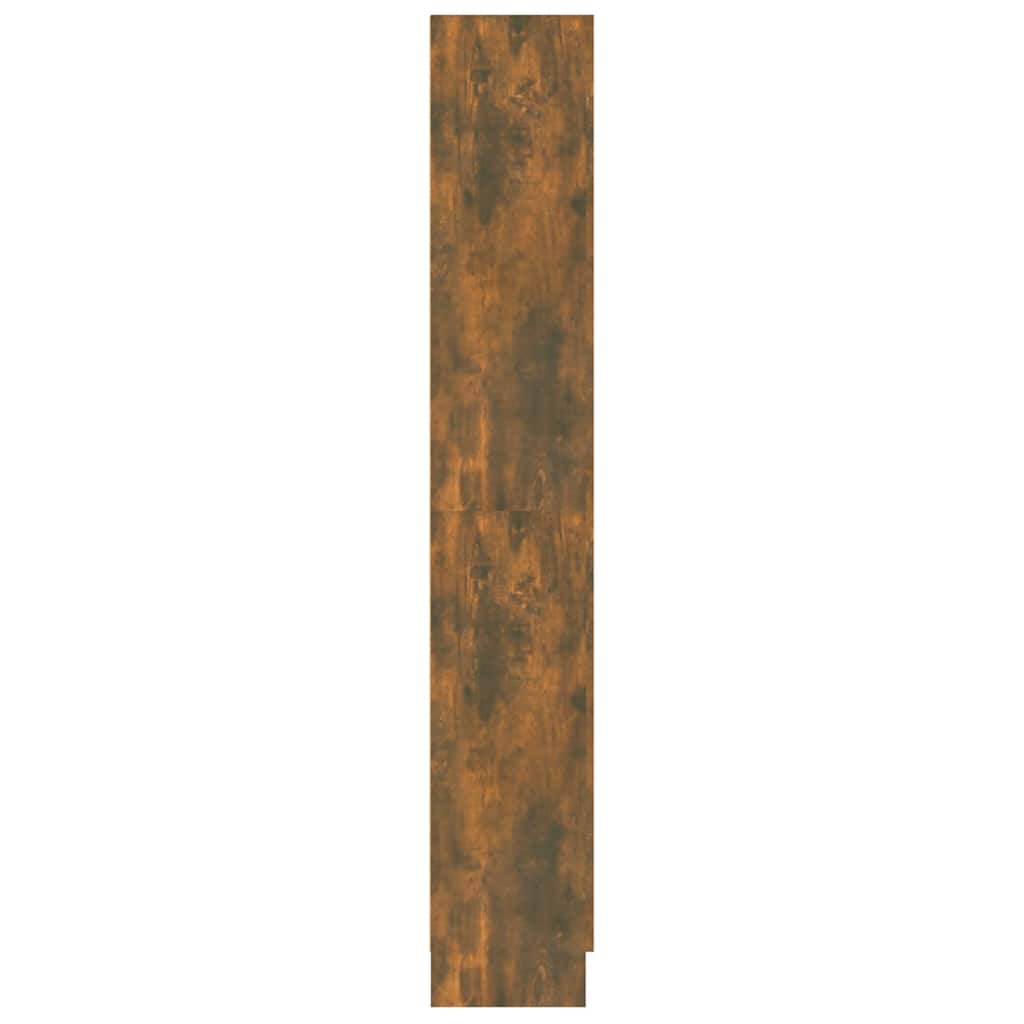 Armoire à livres Chêne fumé 82,5x30,5x185,5cm Bois d'ingénierie - XIOS