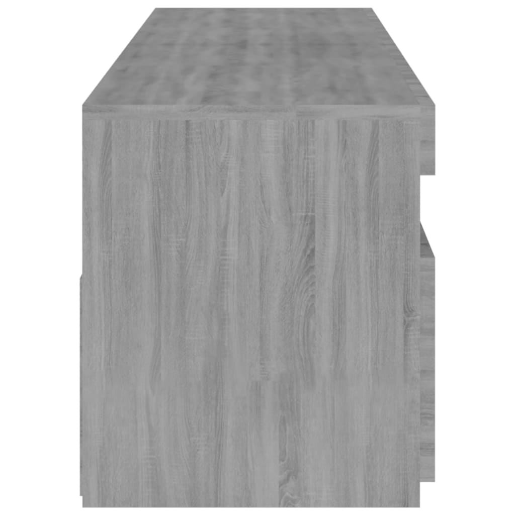 Meubles TV avec lumières LED 2 pcs Sonoma gris 75x35x40 cm - XIOS