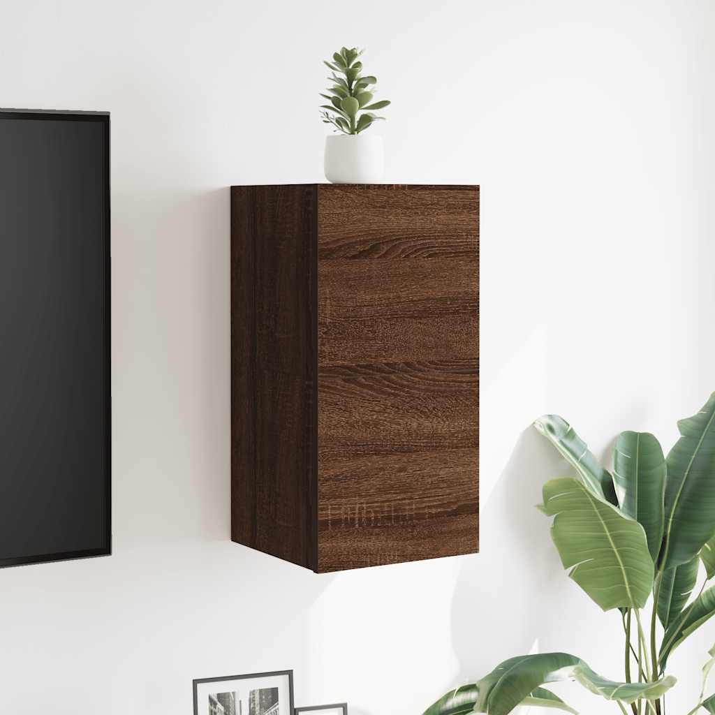 Meubles TV muraux 2 pcs Chêne marron 30,5x30x30 cm - XIOS