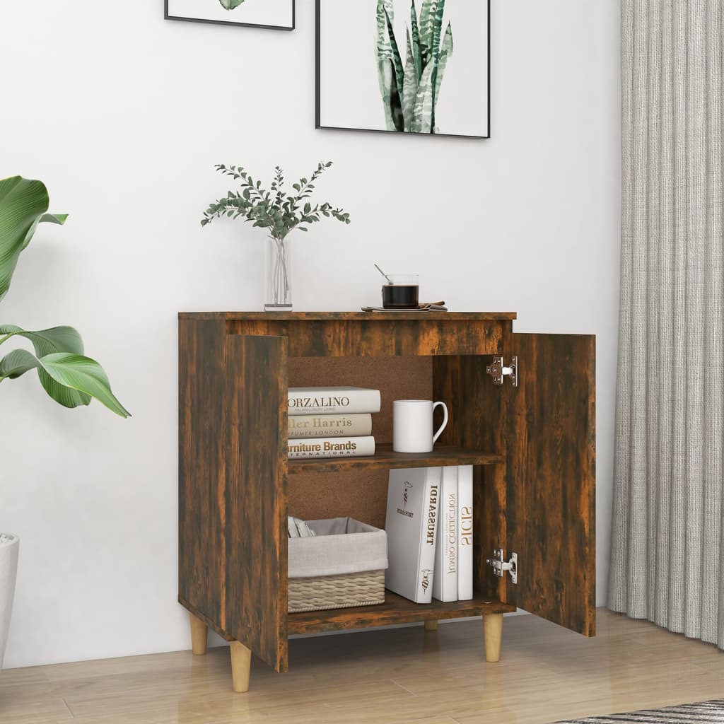 Buffet Chêne fumé 60x35x70 cm Bois d'ingénierie - XIOS