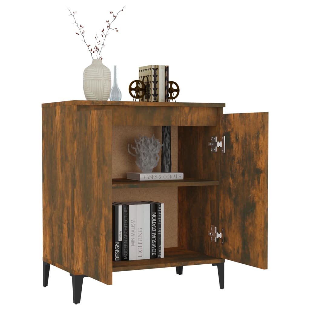 Buffet Chêne fumé 60x35x70 cm Bois d'ingénierie - XIOS