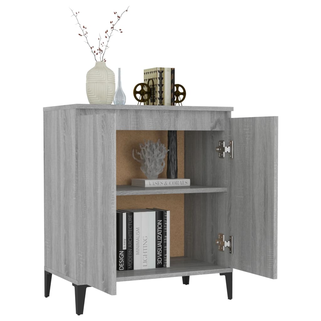 Buffet Sonoma gris 60x35x70 cm Bois d'ingénierie - XIOS
