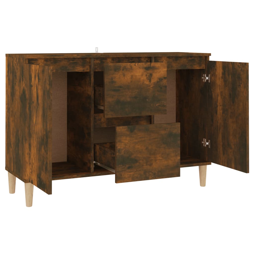 Buffet Chêne fumé 101x35x70 cm Bois d'ingénierie - XIOS