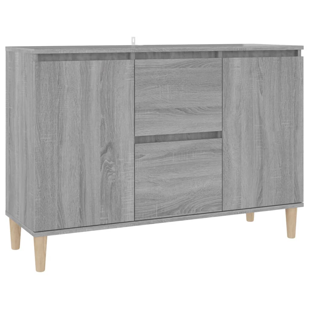 Buffet Sonoma gris 101x35x70 cm Bois d'ingénierie - XIOS