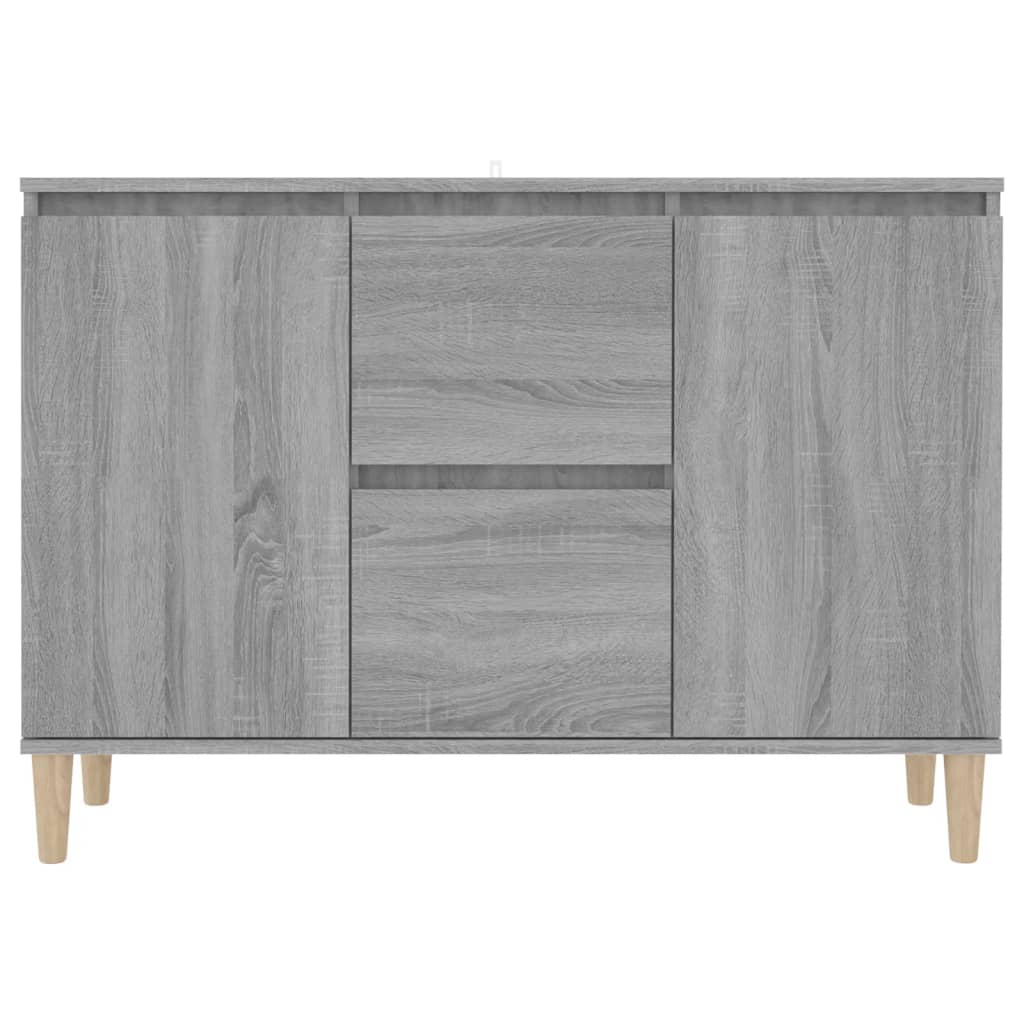Buffet Sonoma gris 101x35x70 cm Bois d'ingénierie - XIOS