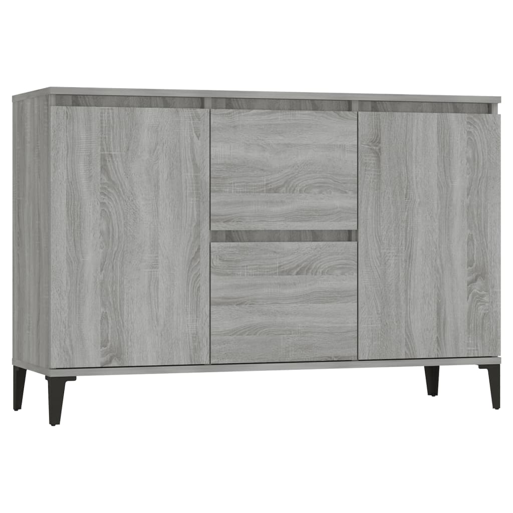 Buffet Sonoma gris 102x35x70 cm Bois d'ingénierie - XIOS