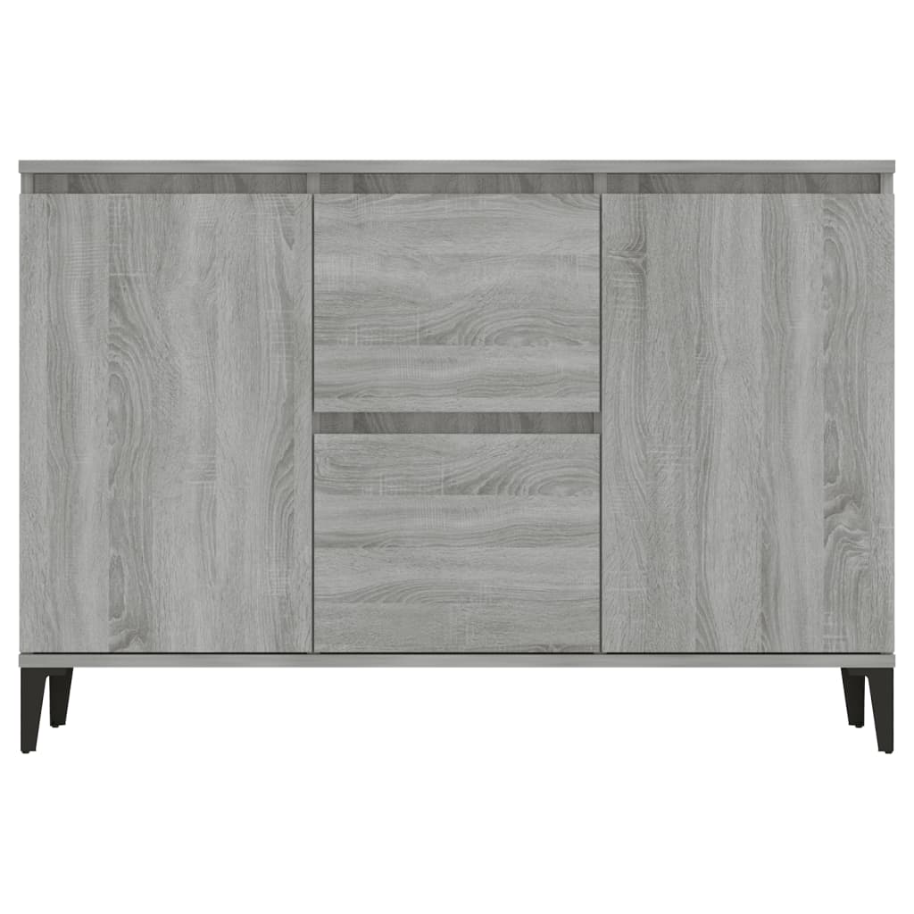 Buffet Sonoma gris 102x35x70 cm Bois d'ingénierie - XIOS